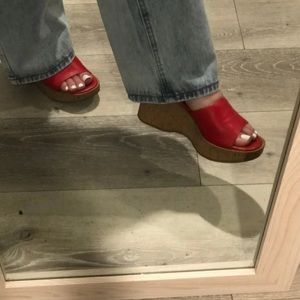 Y2K wedges platform sandals